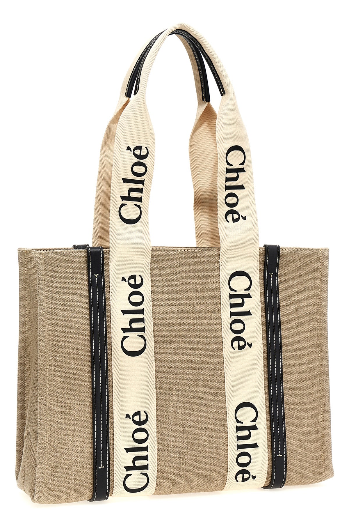 woody medium shopping bag in canvas