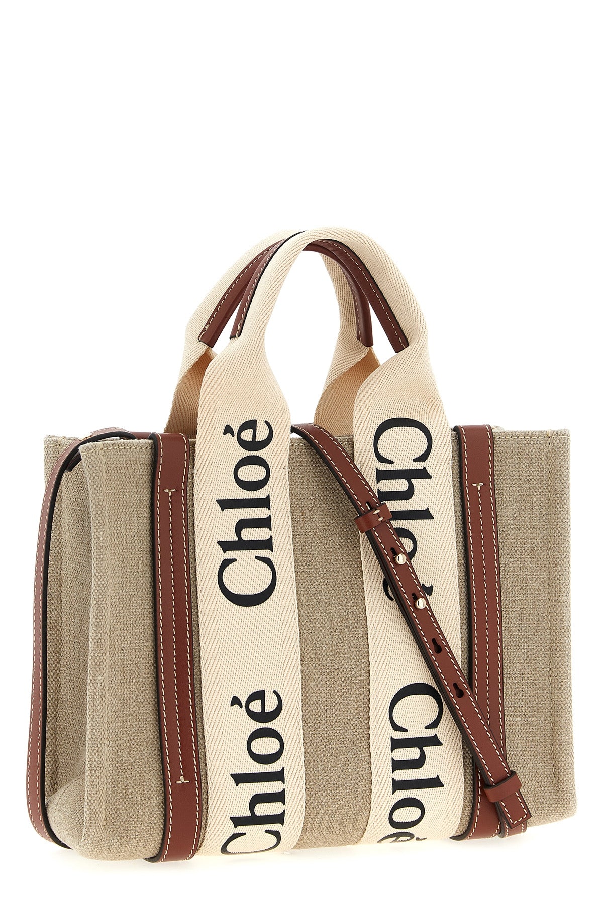 woody small canvas shopping bag