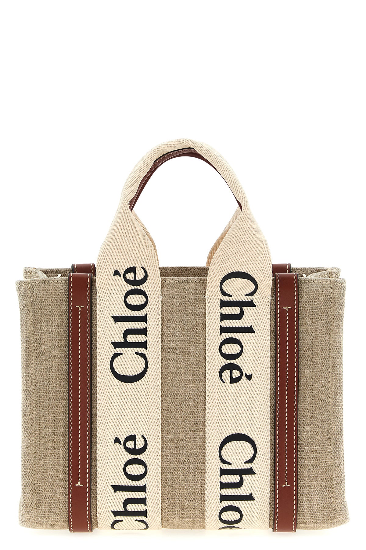 woody small canvas shopping bag