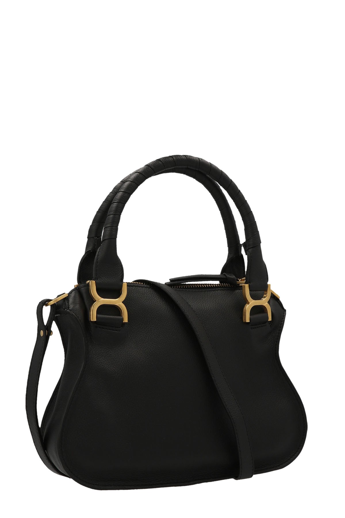 marcie grained calf leather small handbag