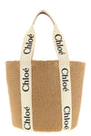 woody raffia shopping bag