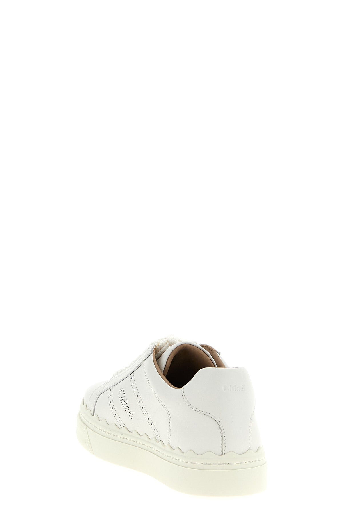 lauren leather lace-up sneakers