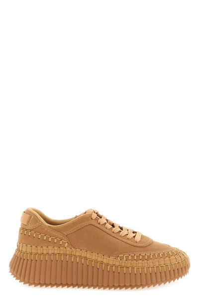nama chloe sneakers define a contemporary aesthetic through bold volumes and con