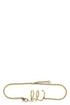 gold metal chloé iconic belt