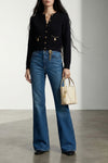 chloé iconic adjustable necklace in vintage gold brass