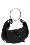 bracelet hobo piccola handbag in shiny grenade calf leather