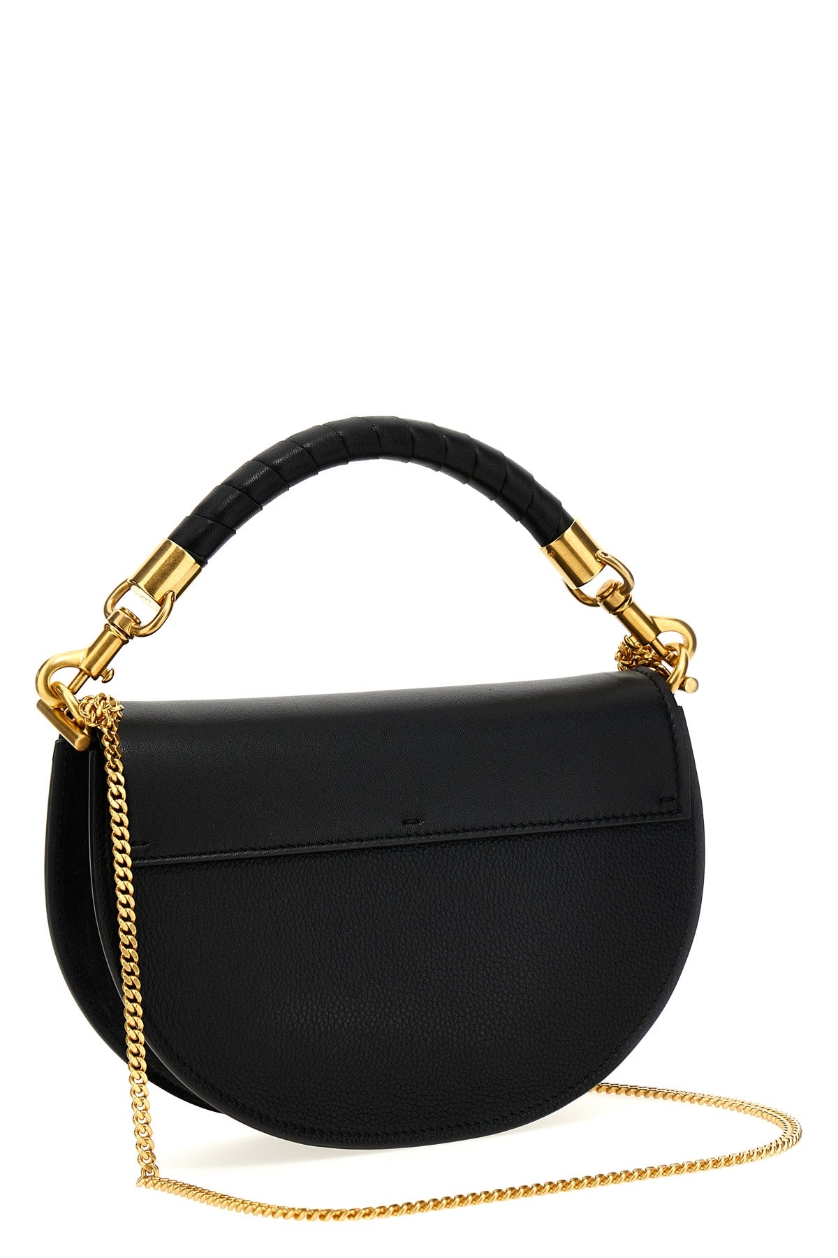 marcie leather and suede handbag