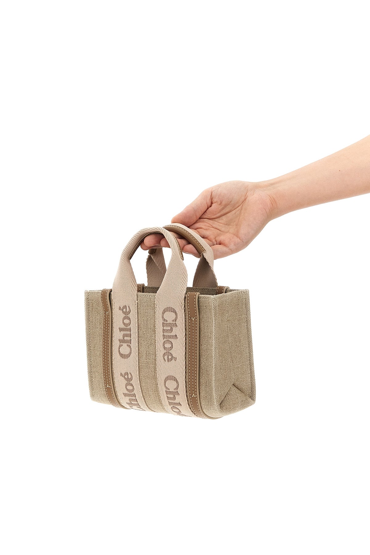 woody mini canvas handbag