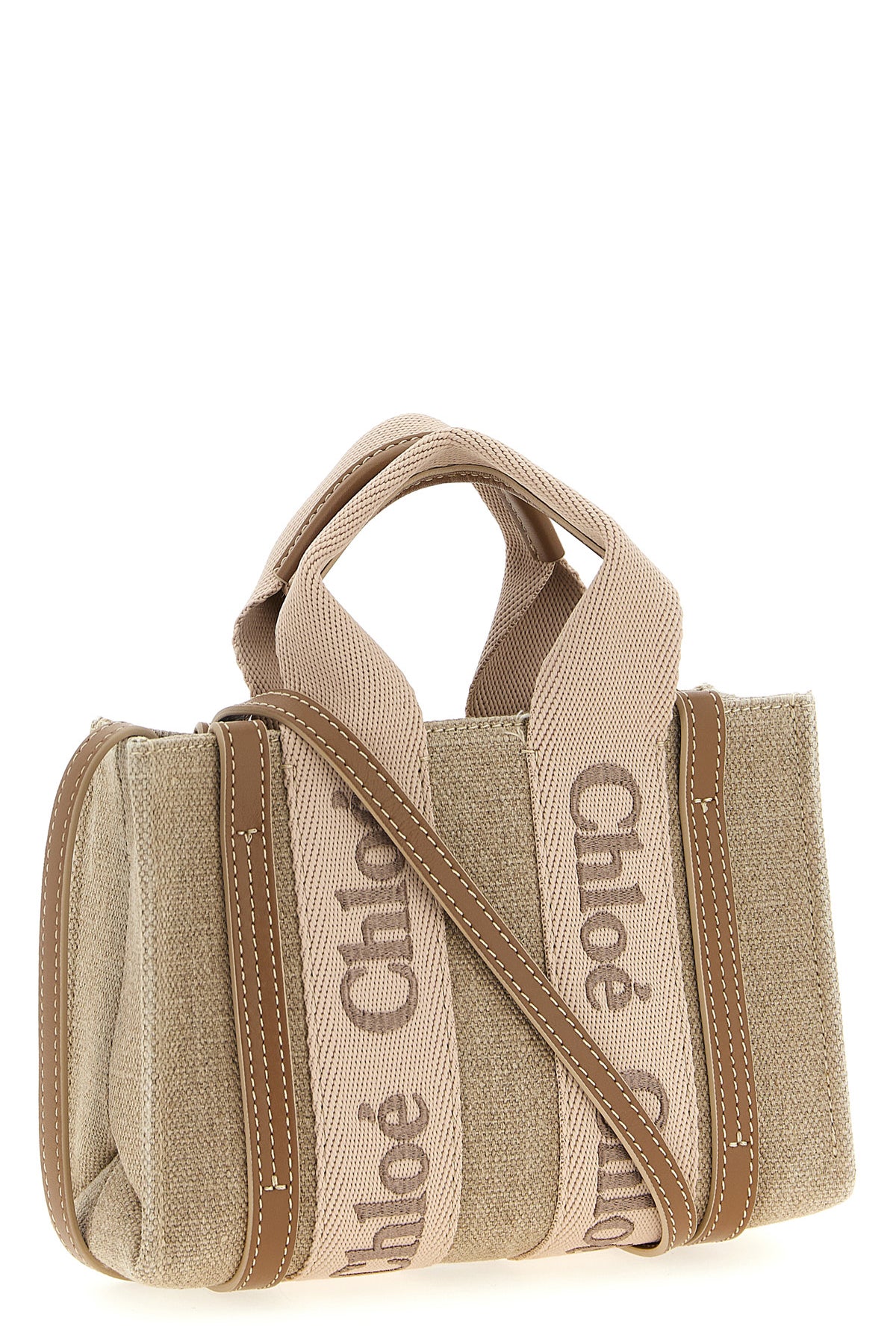 woody mini canvas handbag