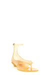 chloé jelly sandals in transparent tpu