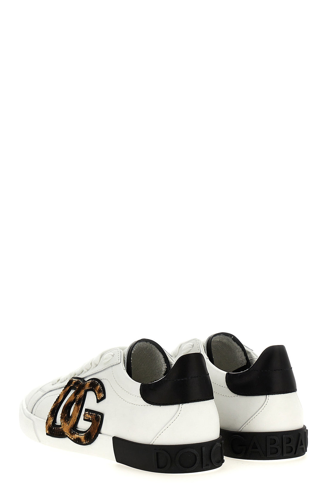 DOLCE &amp; GABBANA 38 portofino leather sneakers
