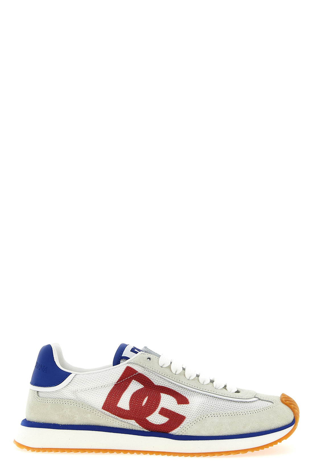 DOLCE &amp; GABBANA 35 dg cushion sneakers in suede and mesh fabric