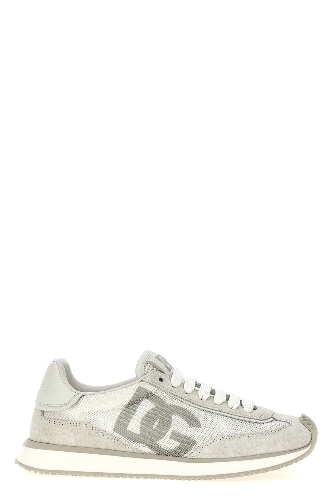 DOLCE &amp; GABBANA 35 dg cushion sneakers in suede and mesh fabric