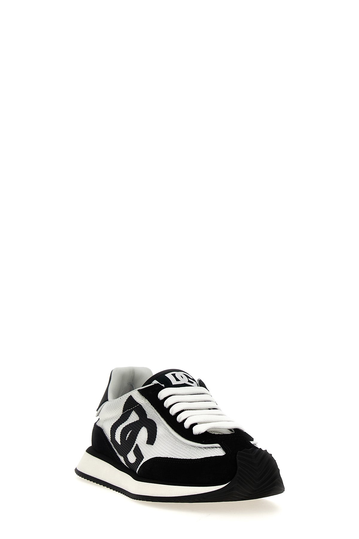 dg cushion sneakers in suede and mesh fabric