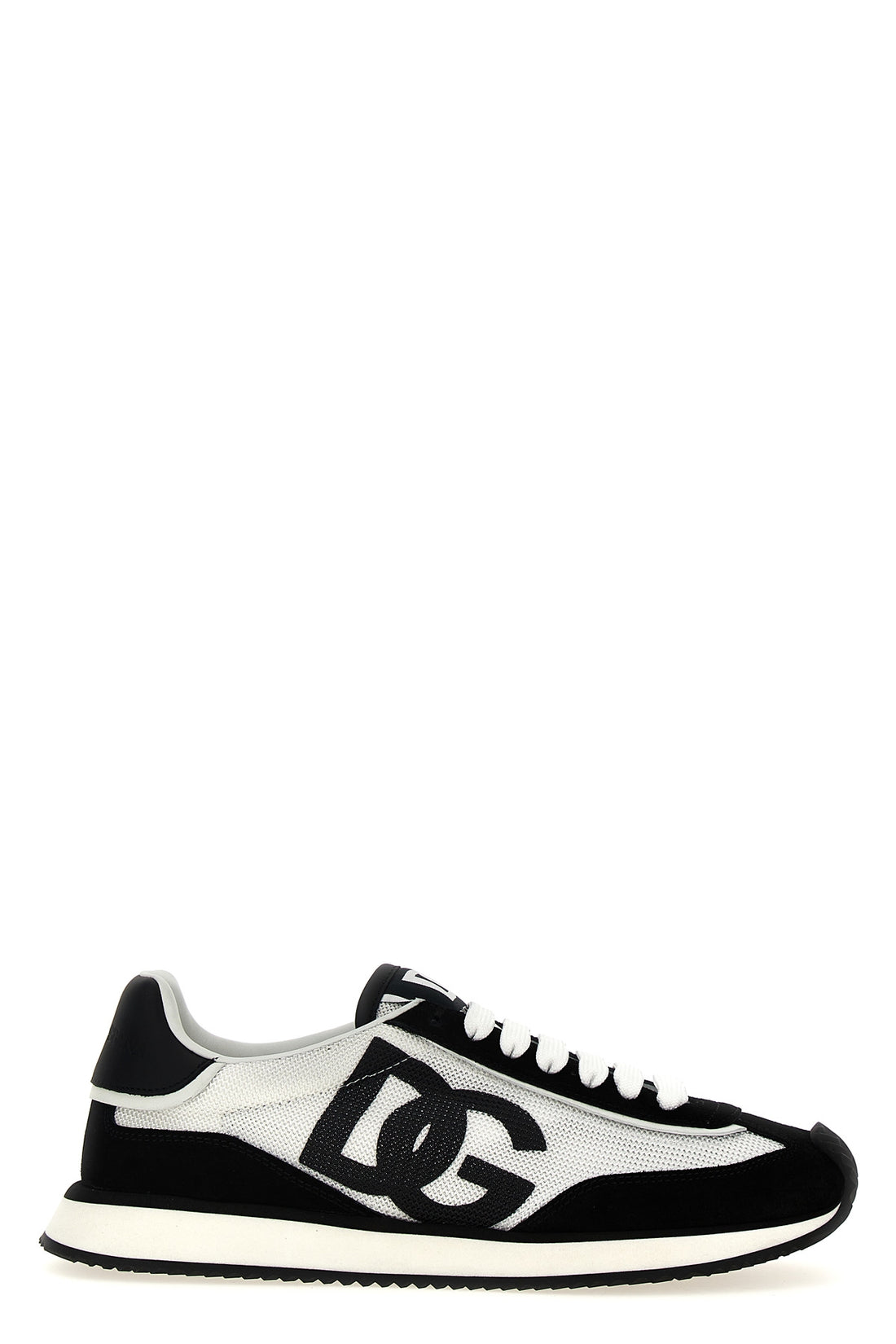 DOLCE &amp; GABBANA 35 dg cushion sneakers in suede and mesh fabric