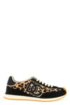 dg cushion leopard and suede print pony leather sneakers