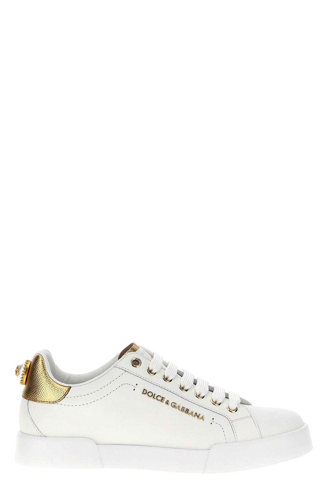 DOLCE &amp; GABBANA 36 portofino sneakers in napped calf leather
