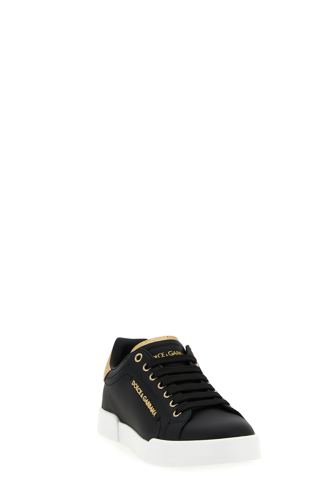 DOLCE &amp; GABBANA 36 portofino nappa calf leather sneakers