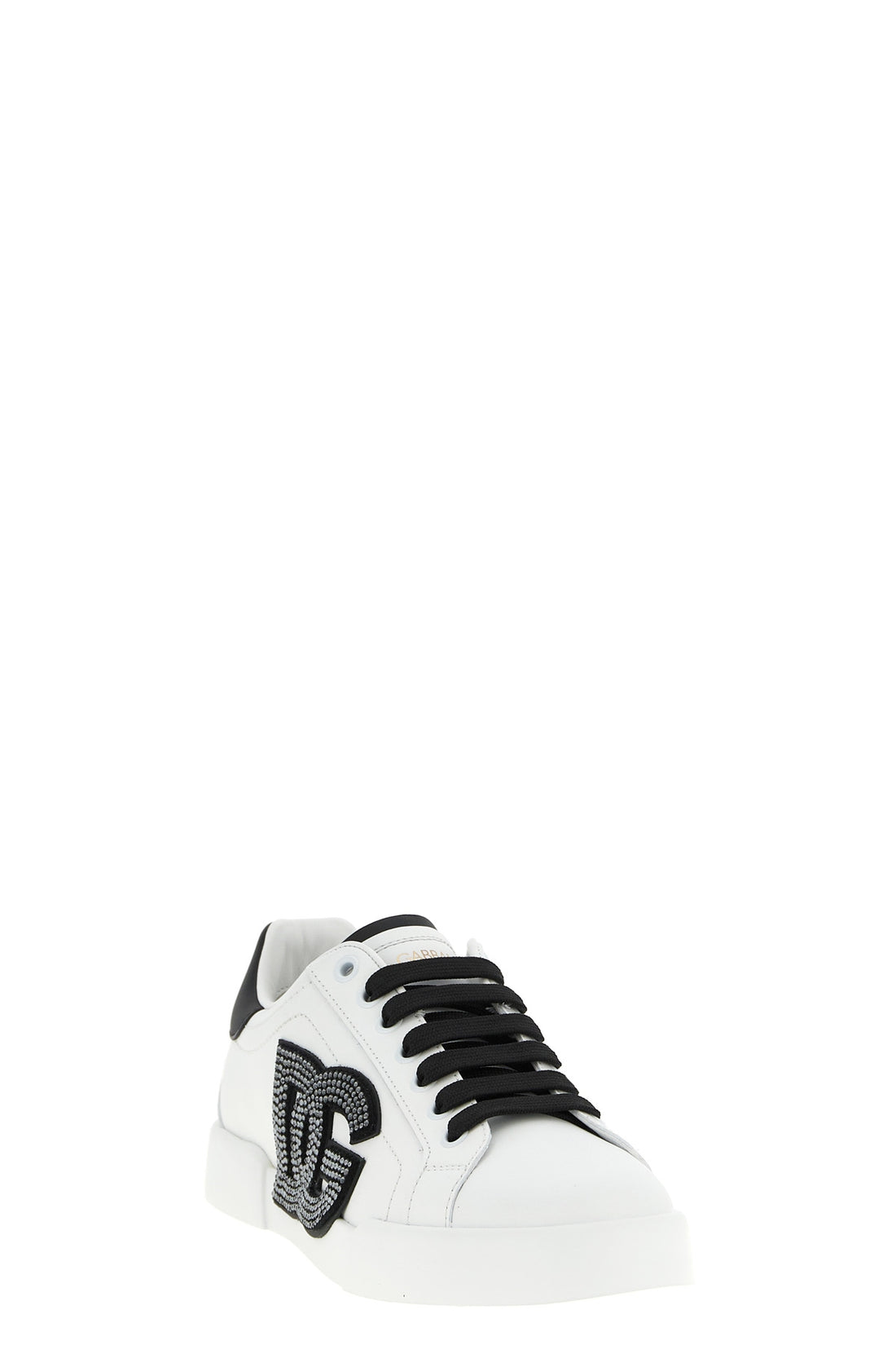 DOLCE &amp; GABBANA 39.5 portofino light strobel leather sneakers