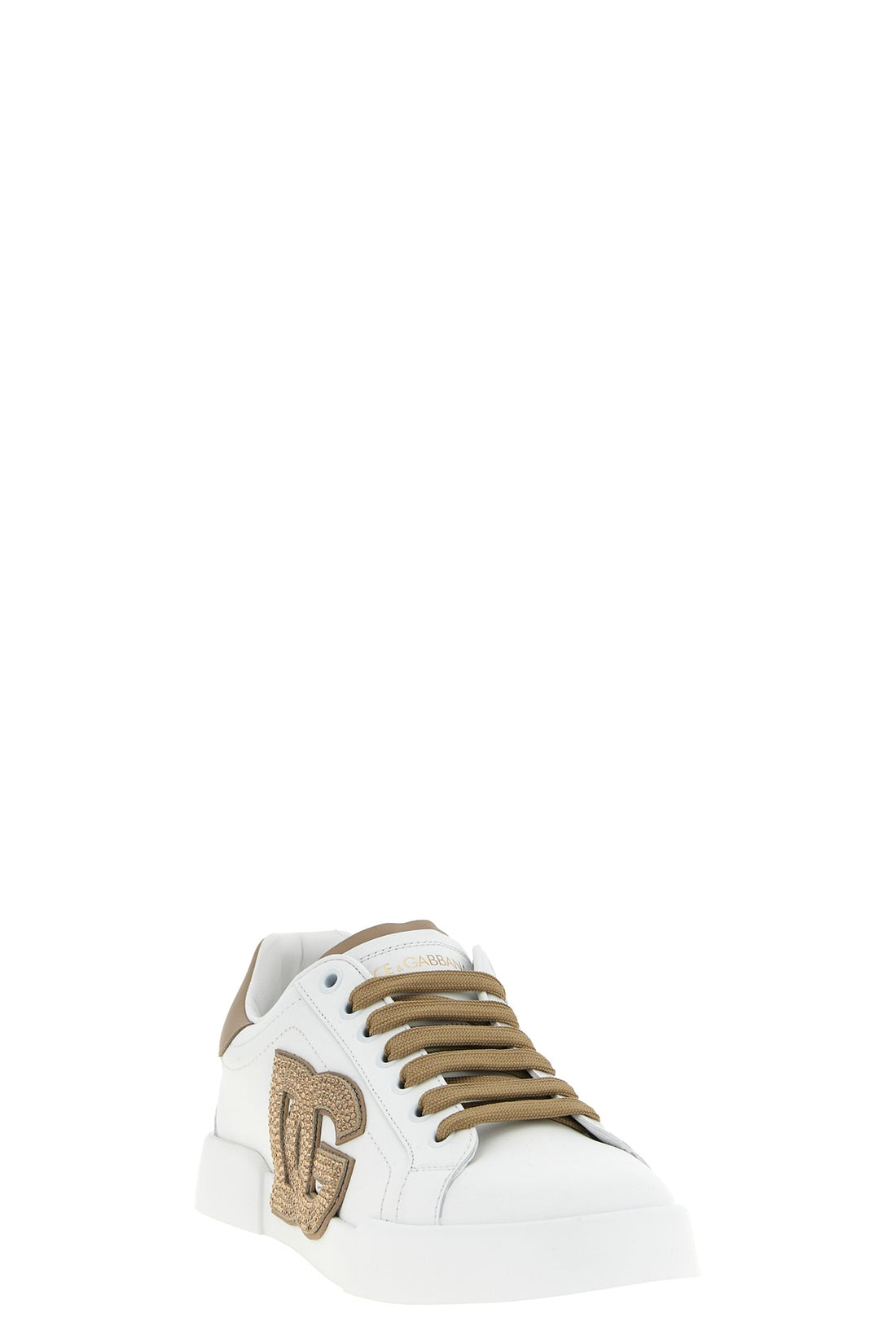 DOLCE &amp; GABBANA 39.5 portofino leather sneakers