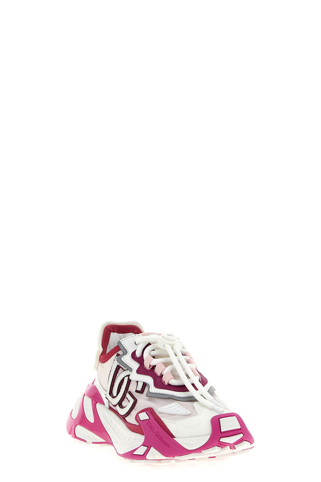 DOLCE &amp; GABBANA 35 daymaster sneakers in technical fabric and leather details