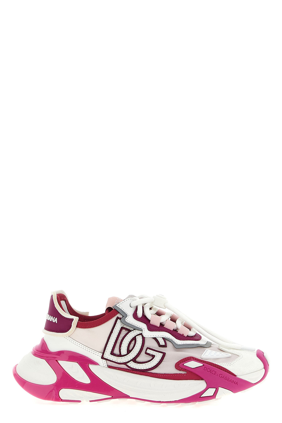 DOLCE &amp; GABBANA 35 daymaster sneakers in technical fabric and leather details