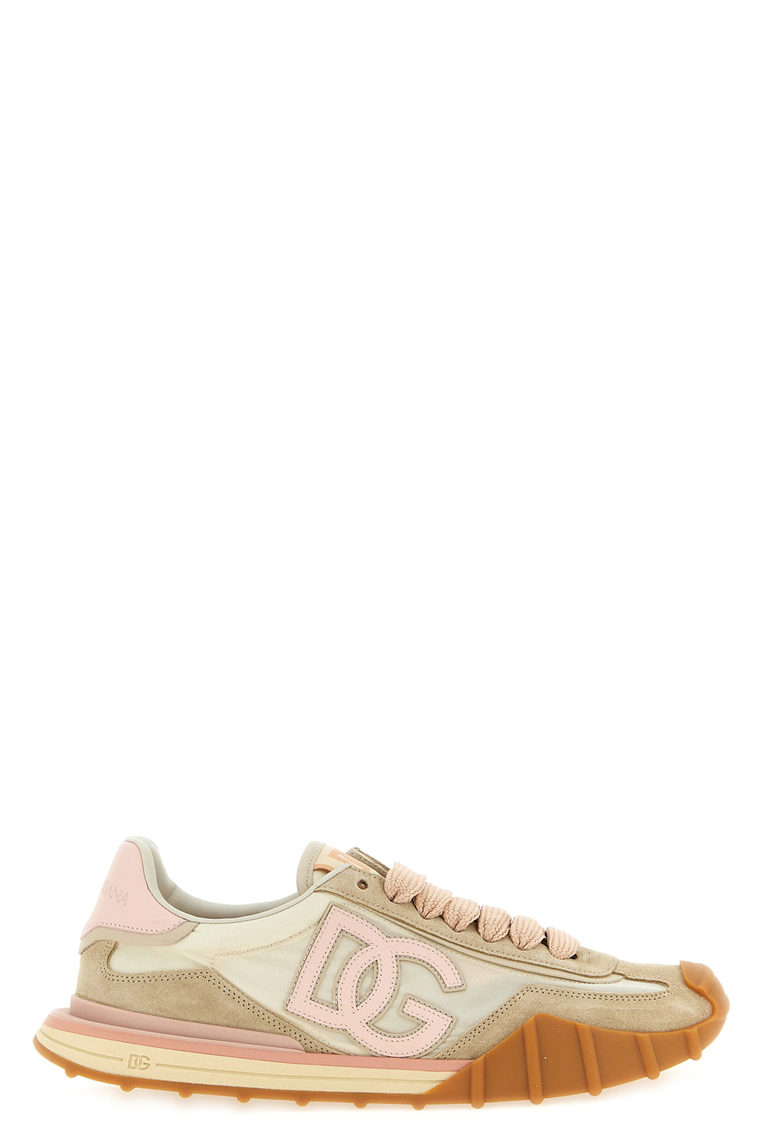 DOLCE &amp; GABBANA 36 dg athletic suede and canvas sneakers