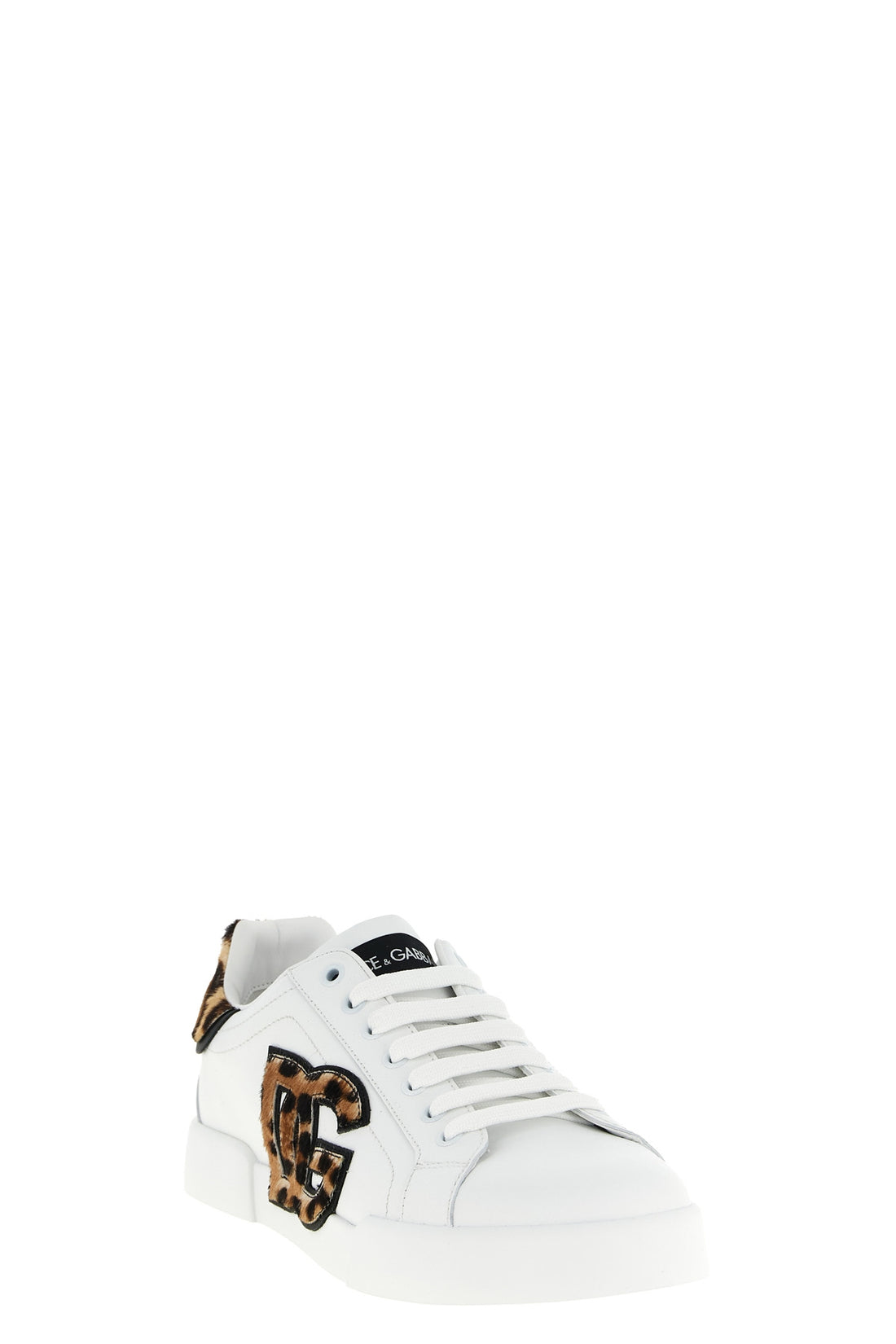 DOLCE &amp; GABBANA 37 portofino light strobel leather sneakers