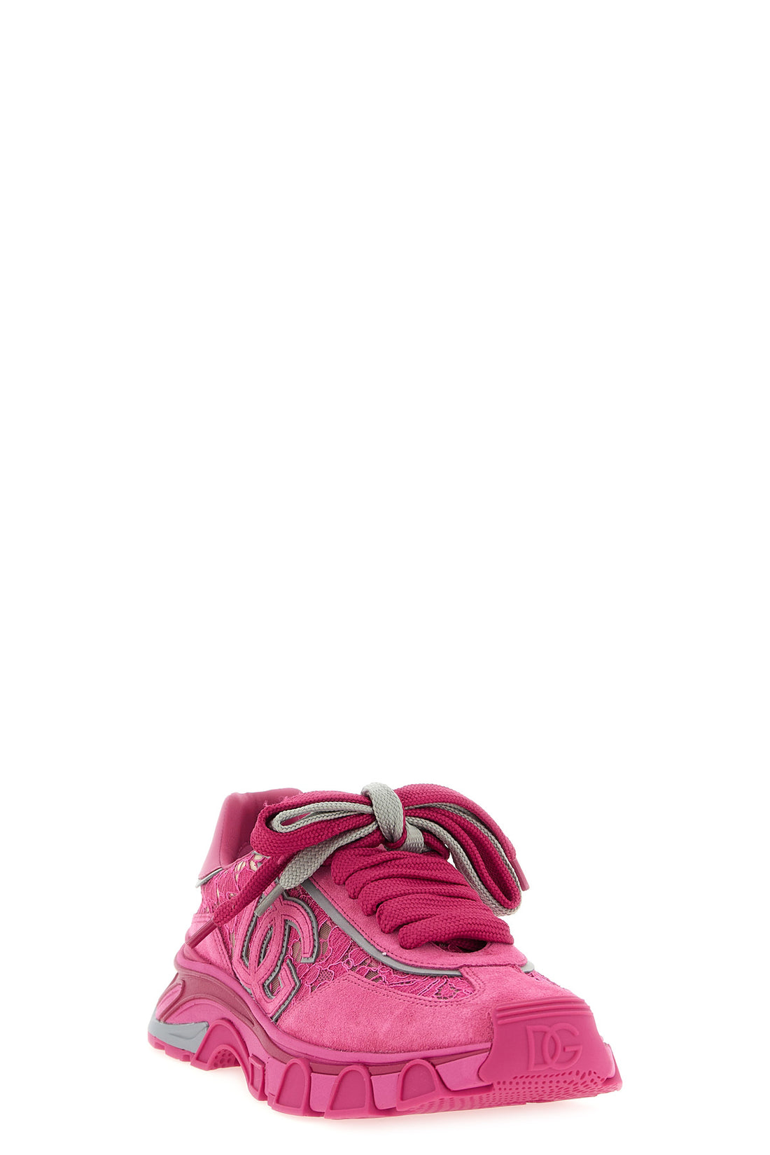 DOLCE &amp; GABBANA 37.5 sneakers in fine taormina lace
