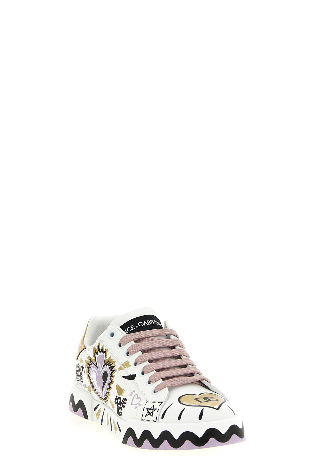 DOLCE &amp; GABBANA 38.5 dolce &amp; gabbana portofino sneakers stand out for a low-top silhouette made of