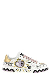 dolce & gabbana portofino sneakers stand out for a low-top silhouette made of