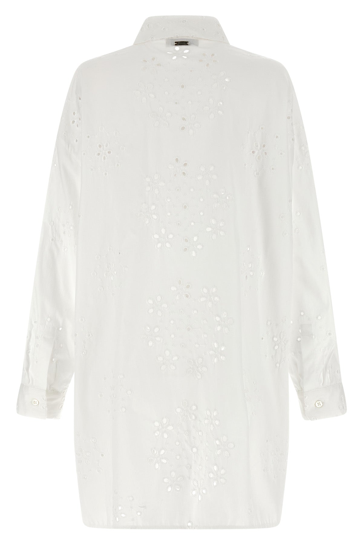 broderie anglaise sangallo cotton shirt