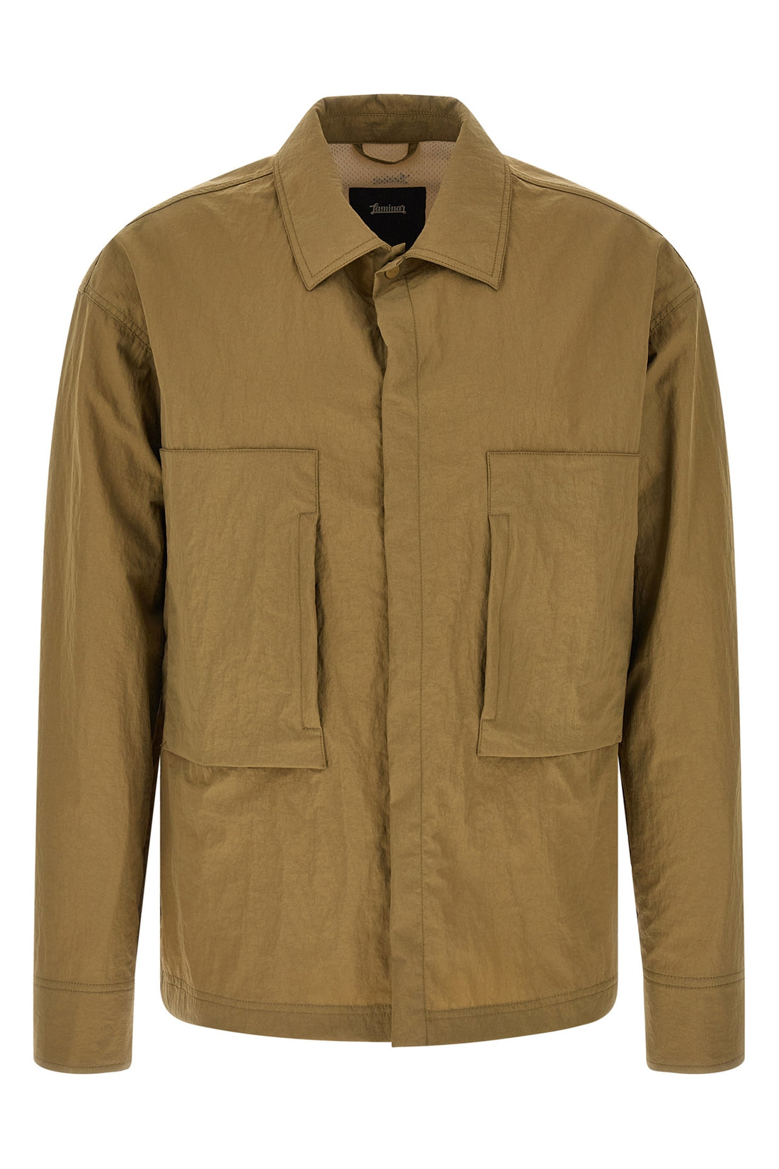 LAMINAR L nylon shacket