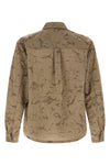 camouflage patterned ripstop overshirt