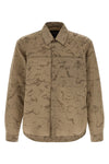 camouflage patterned ripstop overshirt