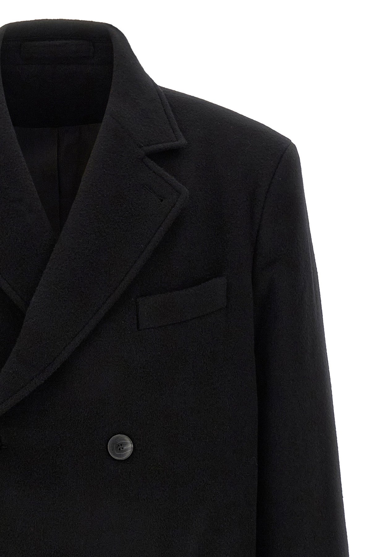 the mfpen conference double-breasted coat