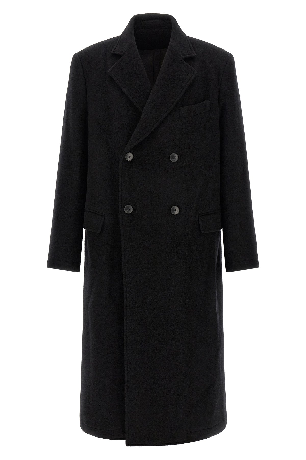 the mfpen conference double-breasted coat