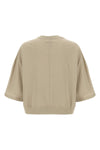 champion x rick owens light cotton cropped t-shirt