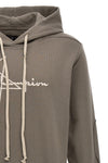 champion x rick owens hooded bodysuit in cotton