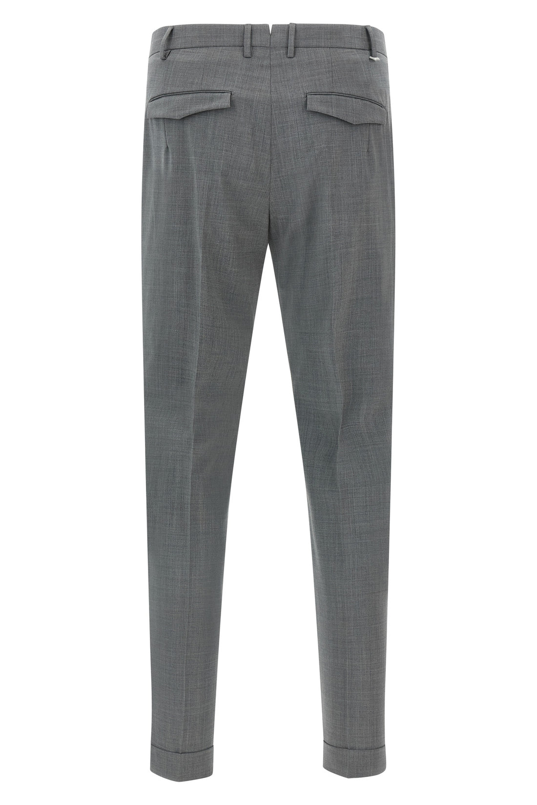 PT TORINO 46 master mélange stretch wool trousers
