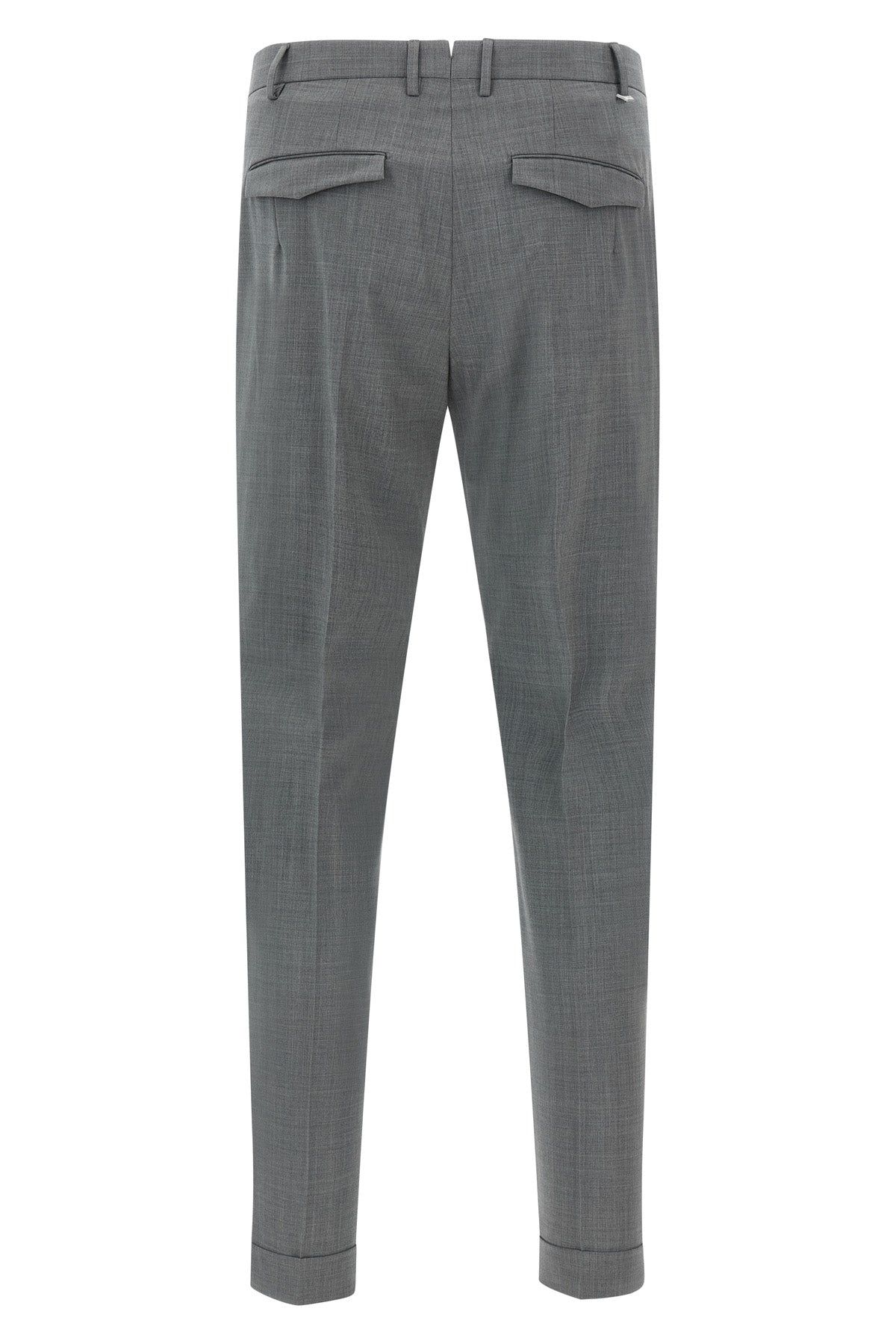 master mélange stretch wool trousers