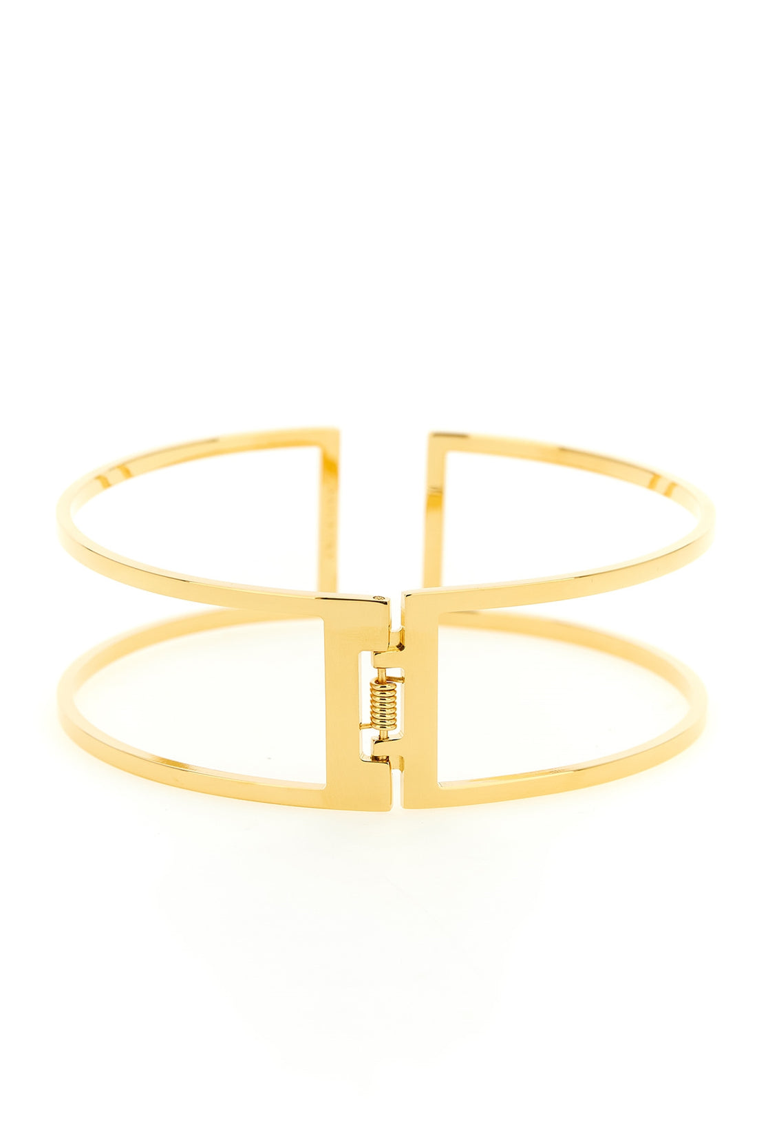 ELISABETTA FRANCHI OS cut-out metal rigid necklace