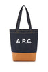 axel small denim tote bag