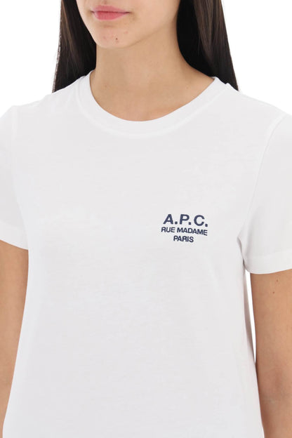 denise t-shirt with logo embroidery