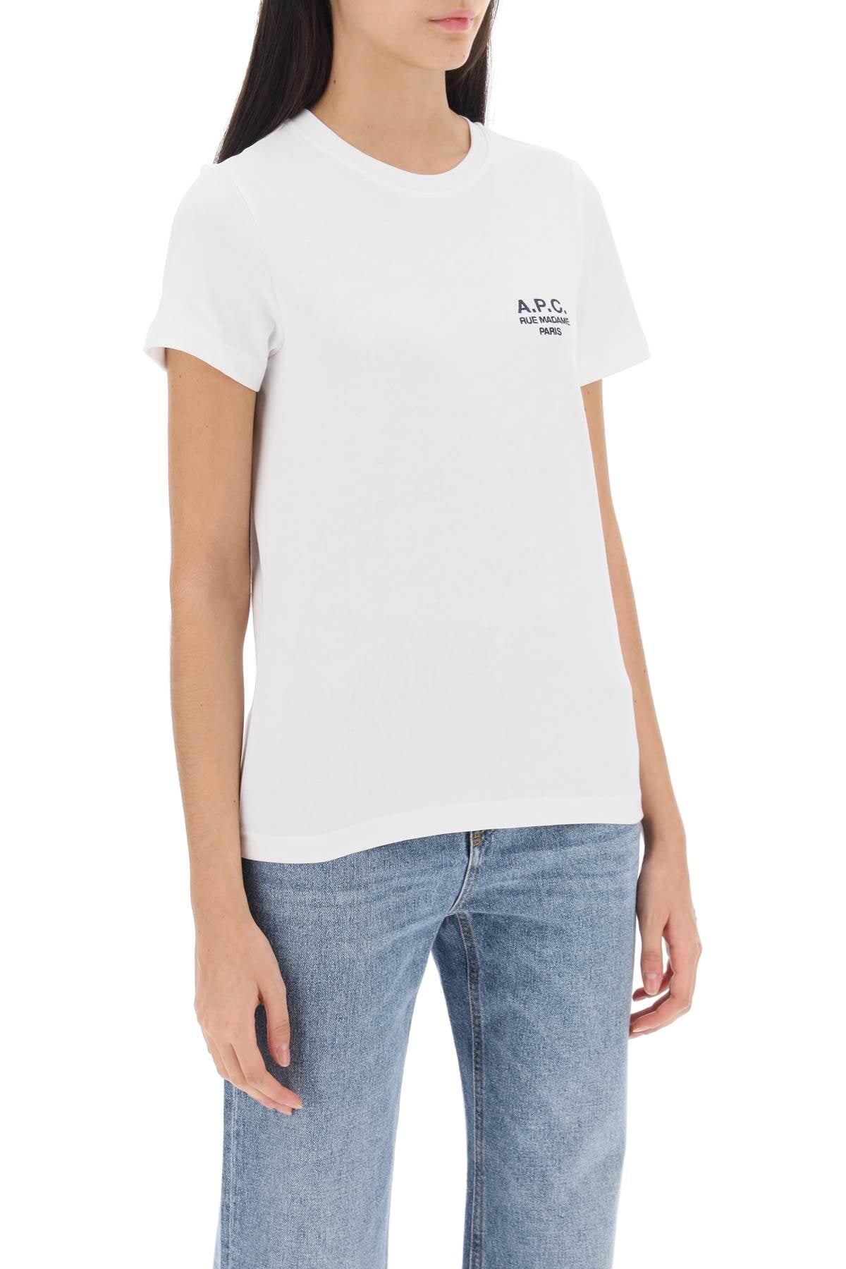 denise t-shirt with logo embroidery