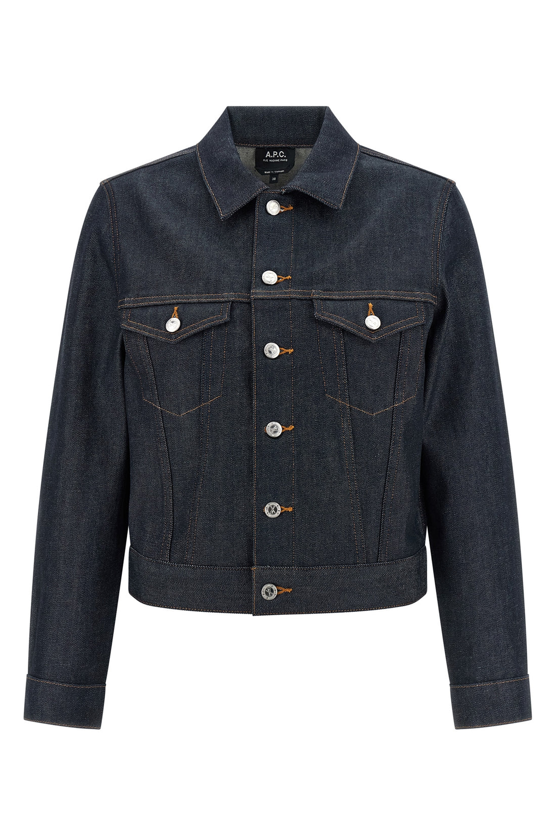A.P.C. 36 dion jacket in japanese raw denim