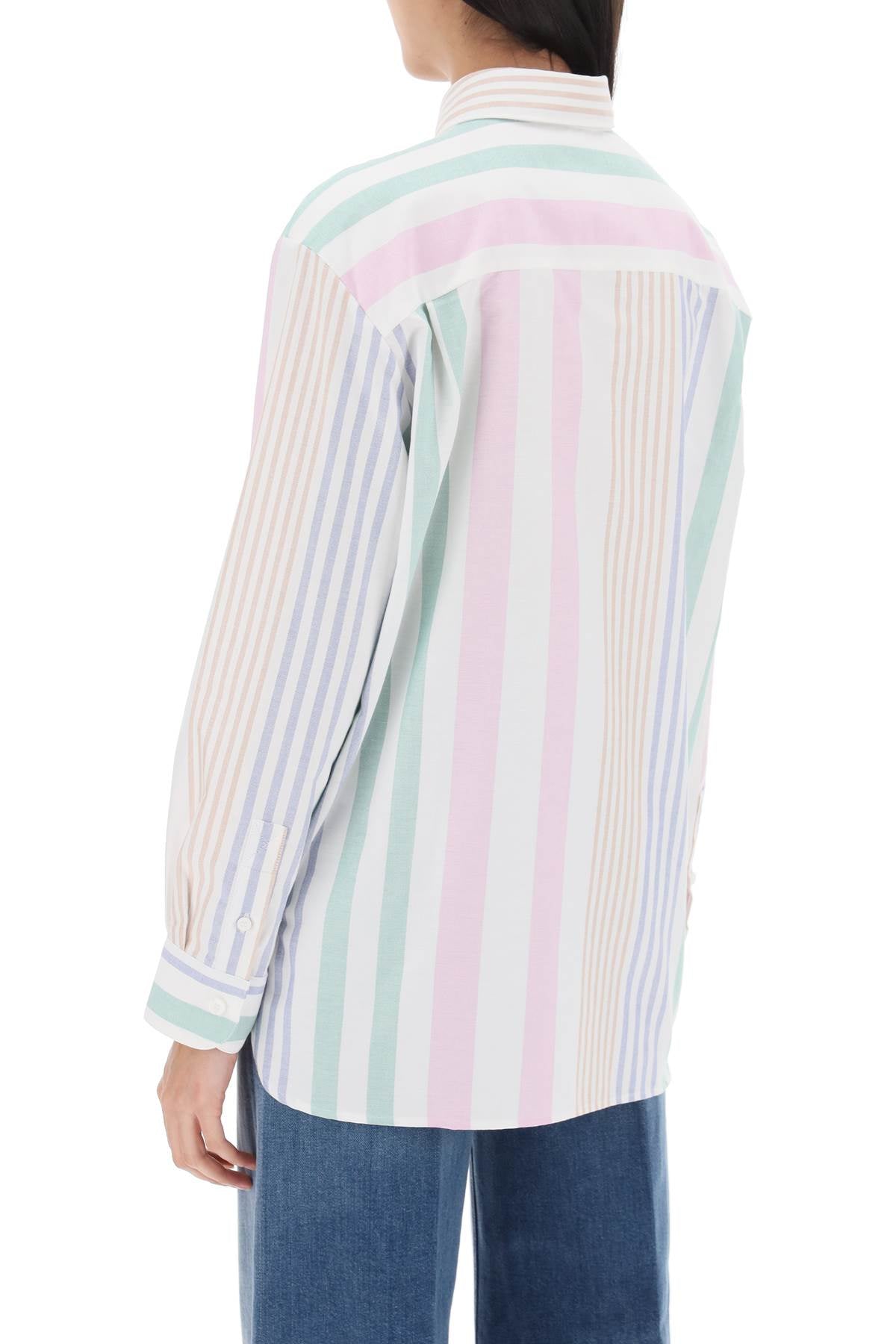 sela striped oxford shirt