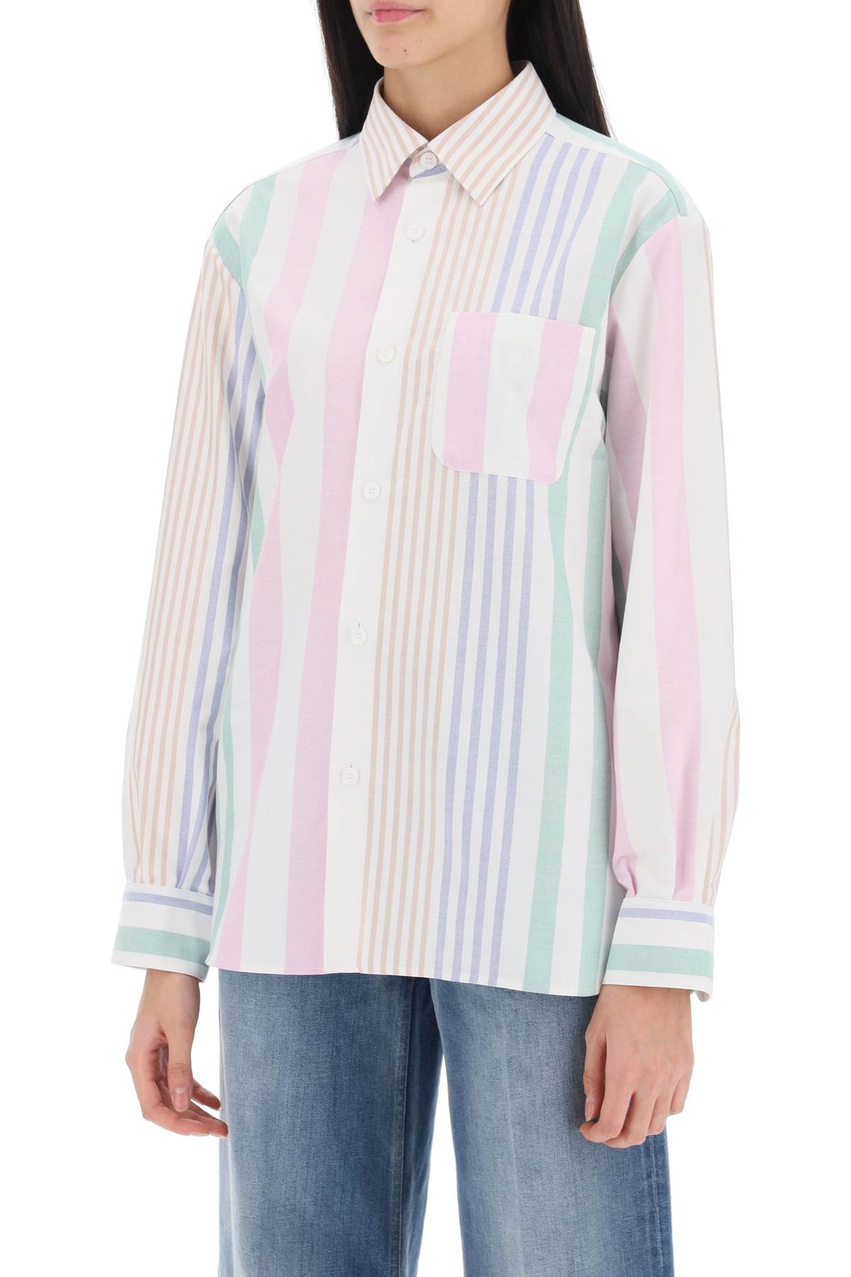 sela striped oxford shirt