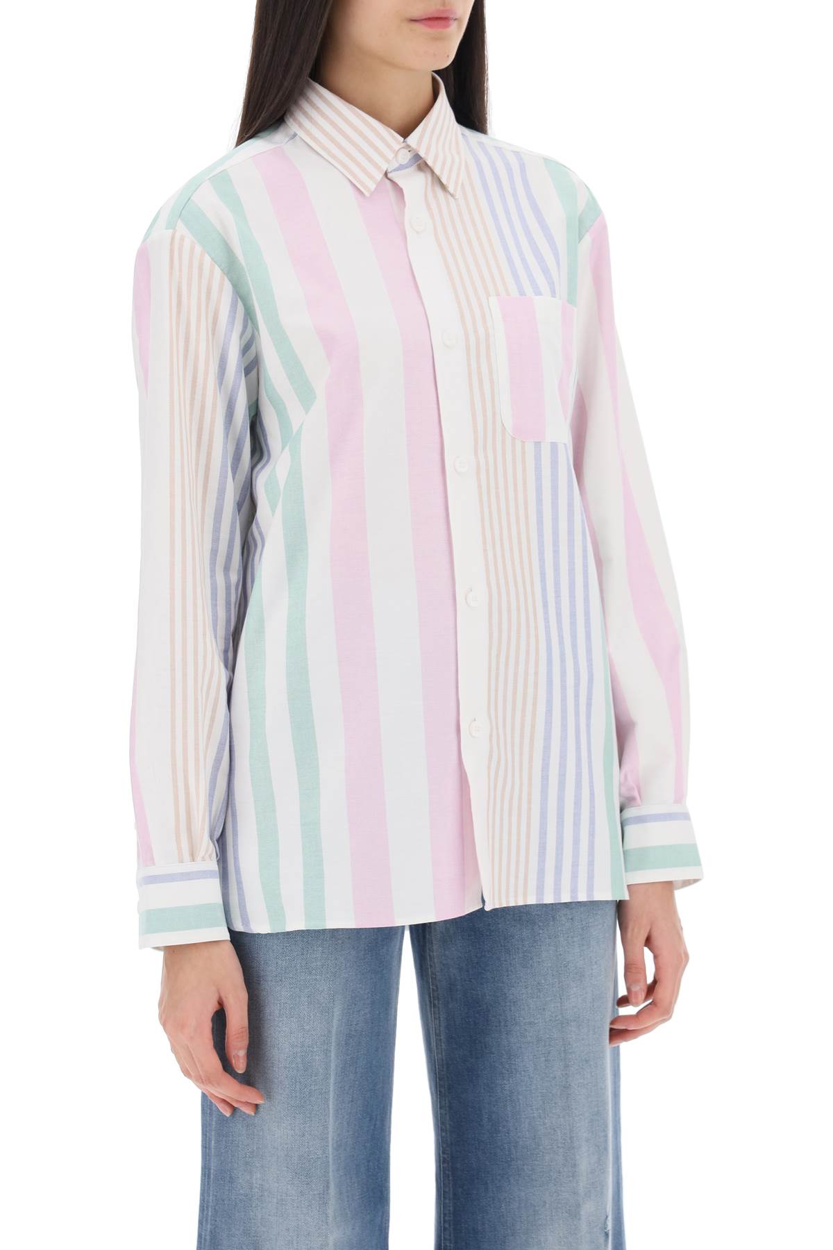 sela striped oxford shirt