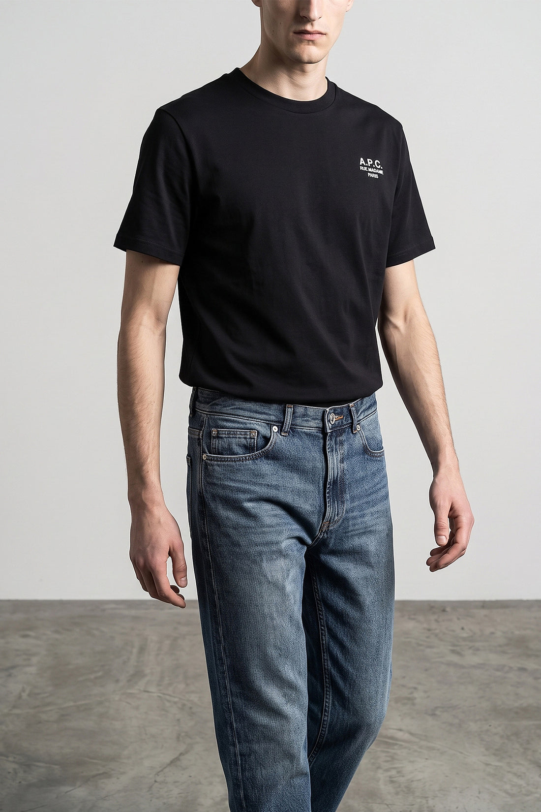 A.P.C. L standard rue madame cotton crew neck t-shirt